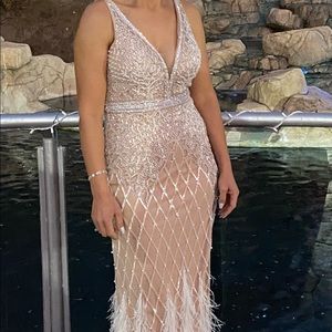 Size 10, Night gown, Jovani brand name dress, Worn once, New condition